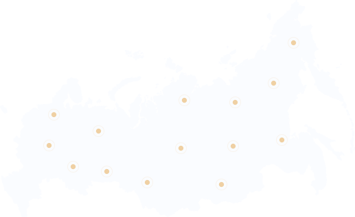 Карта офисов по России